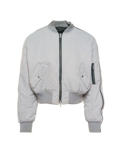 Acne Studios multi-zip Powder Blue bomber jacket