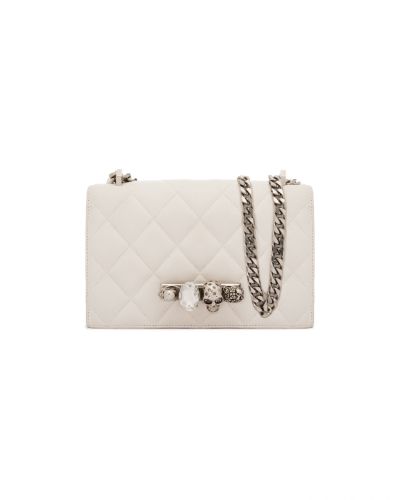 Alexander McQueen jewelled quilted leather bag