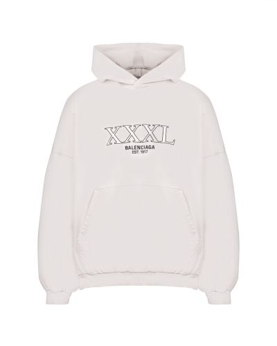Balenciaga "XXXL" logo oversized hoodie