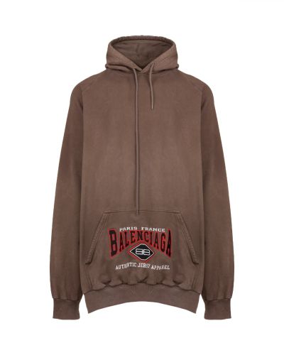 Balenciaga BB "Authentic Jersey Apparel" oversized hoodie
