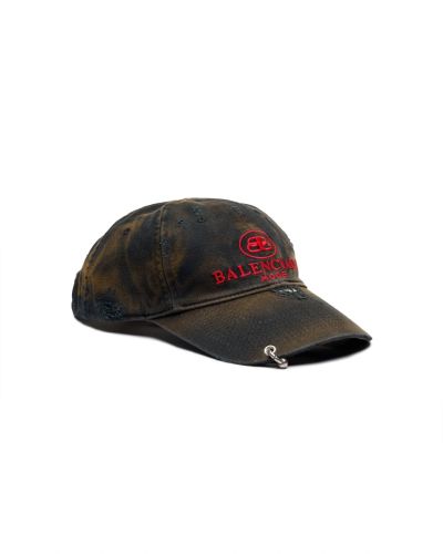 Balenciaga BB Mode destroyed piercing baseball hat