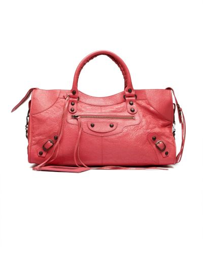 Balenciaga City Extra Large pink leather bag