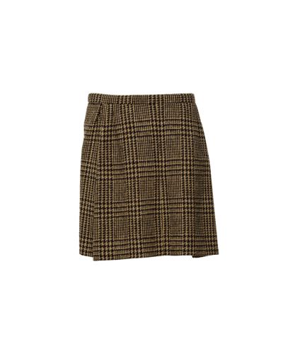 Balenciaga Edition "Hiver 1963" brown tartan mini skirt