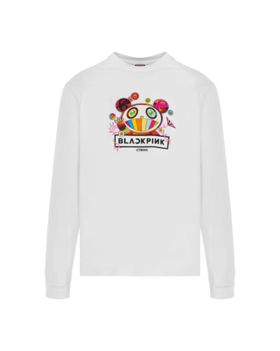 Blackpink x Takashi Murakami Flower Garden long sleeve t-shirt