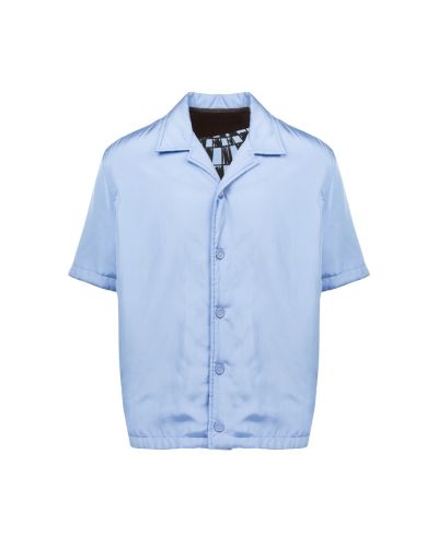 Bottega Veneta car print bowling shirt