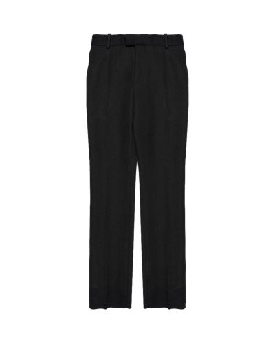 Bottega Veneta compact wool slim tailored pants