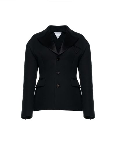 Bottega Veneta hourglass single-breasted blazer jacket