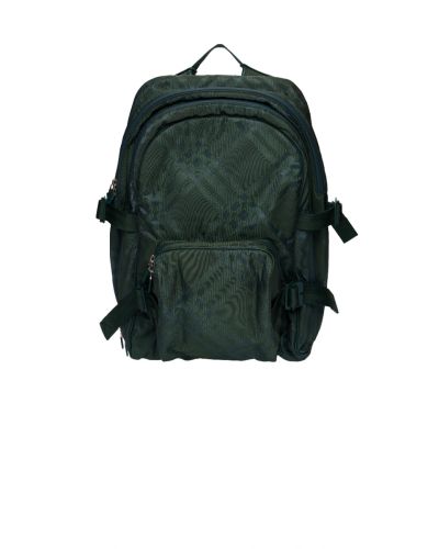 Burbbery Vine Green nylon-blend checked backpack