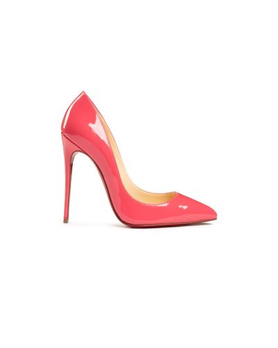 Christian Louboutin Pigalle 120 patent leather hot pink heels