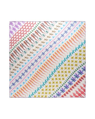 Chrome Hearts x Joe FOTI Rainbow “Loogambi” silk scarf