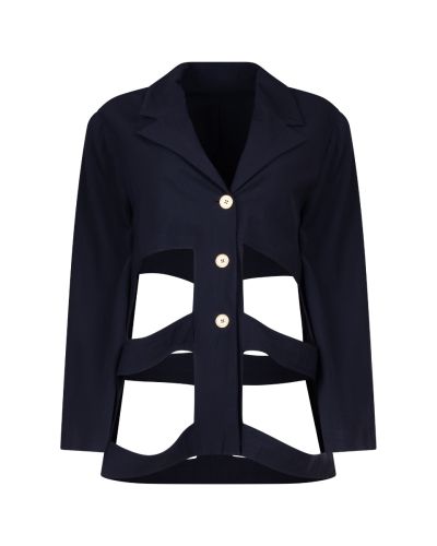 Dirk Van Saene cut-out panels blazer jacket