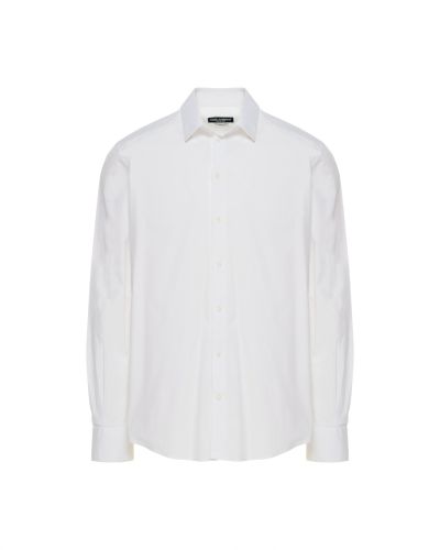 Dolce&Gabbana Gold white button-up shirt