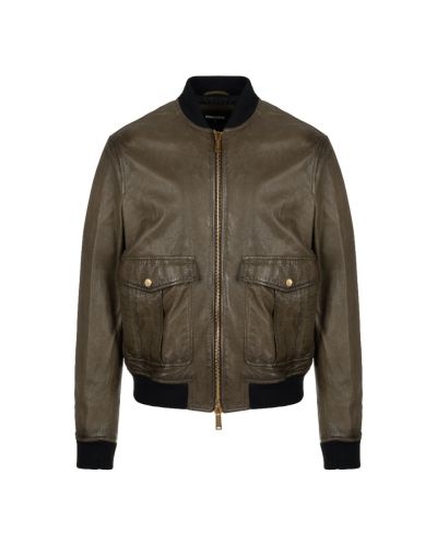 Dsquared2 Pilot Dark Olive bomber jacket
