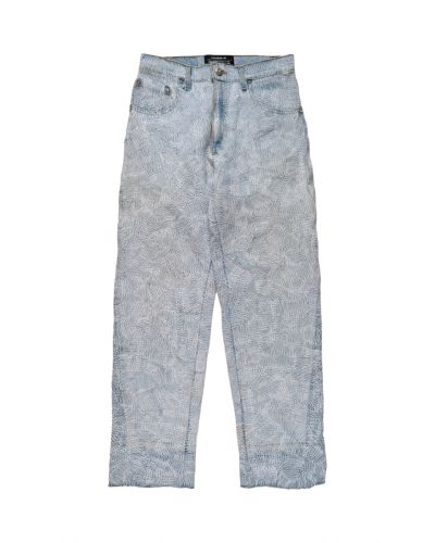 EARTHLING VIP Circus Stitch blue denim pants
