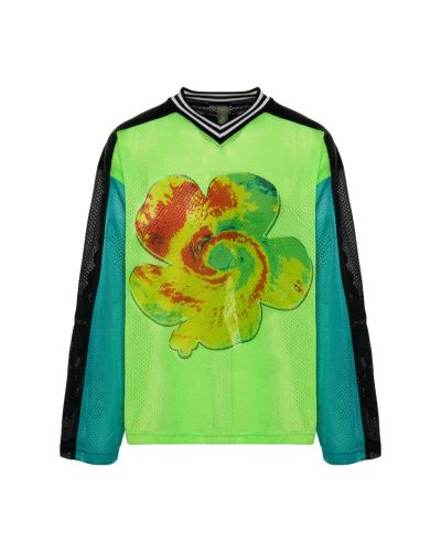 Endless Flower Less Green jersey long sleeve top