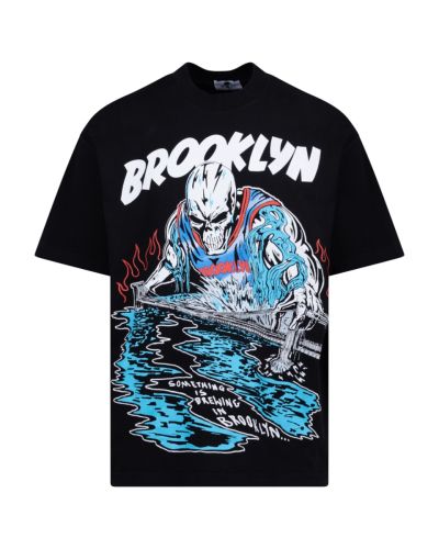 Warren Lotas Brooklyn Nets "Something's Brewing In Brooklyn" t-shirt