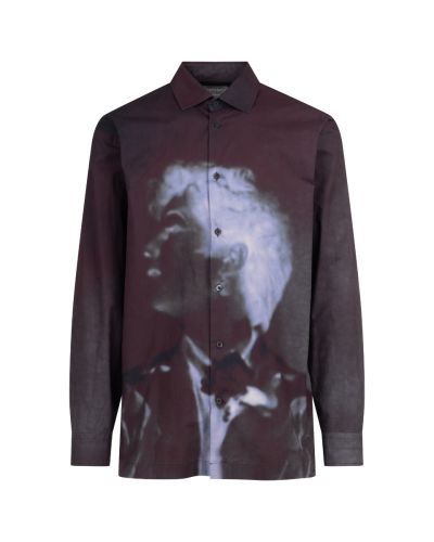 Dries Van Noten x Len Lye "Rainbow Dance" purple shirt