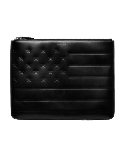 Givenchy American Flag embossed clutch bag