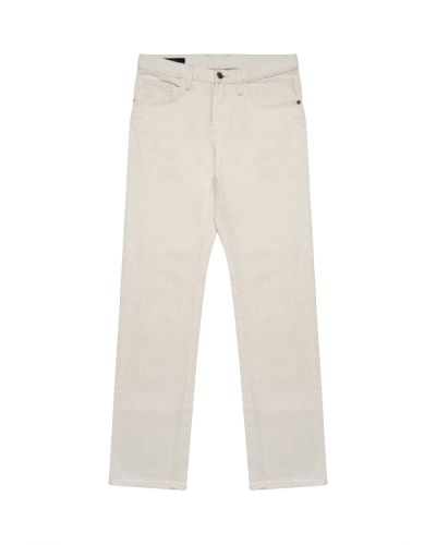 Gucci garment-dyed off-white denim pants