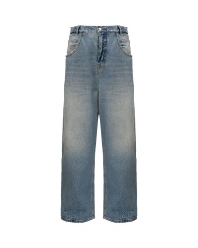 Hed Mayner blue faded denim pants
