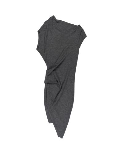 Helmut Lang Cowl neck asymmetrical dress