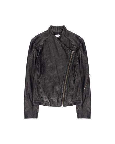 Helmut Lang lamb leather biker jacket