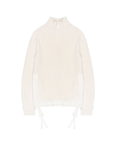 Helmut Lang military mockneck sweater