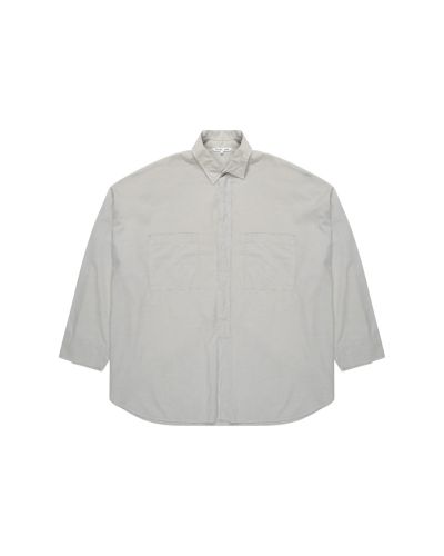 Helmut Lang oversized pull-over button-up shirt