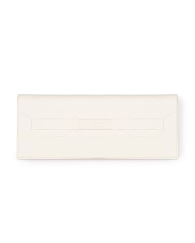 Hermes Birkin Shadow New White Swift clutch bag