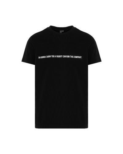 Hood By Air "Faggot" Empire quote t-shirt