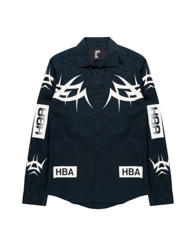 Hood By Air Tribal print button-up shirt