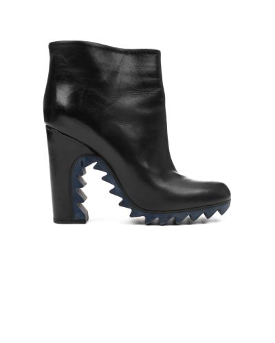 Jil Sander rubber sawtooth ankle boots