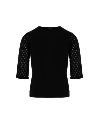 Junya Watanabe COMME des GARÇONS crochet  3/4 sleeve t-shirt