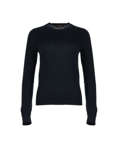 Loro Piana Girocollo Neo Piuma navy crewneck sweater