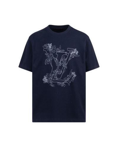 Louis Vuitton "LV" chain-stitched logo t-shirt