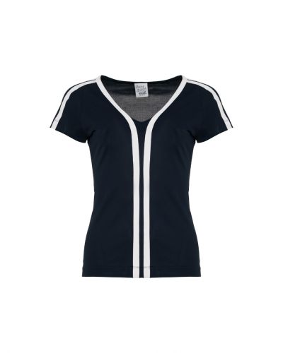 Moschino "Cheap and Chic by Moschino" double-striped top