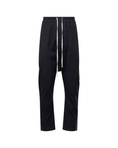Rick Owens "CYCLOPS" black drop-crotch pants