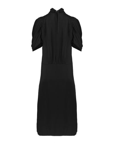 Prada pleated viscose shift dress