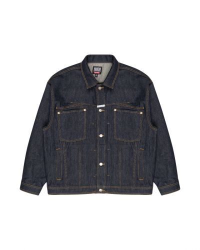 Supreme x Marithé + François Girbaud X-SEAM Indigo denim trucker jacket