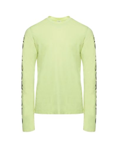 Vetements "Summer 2016" neon gothic long sleeve t-shirt