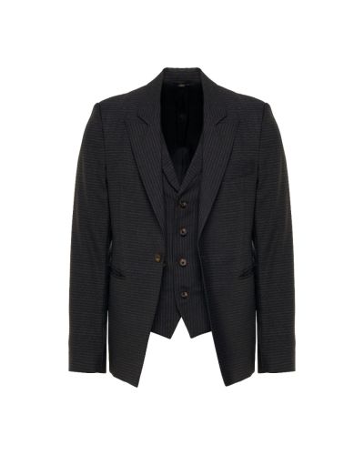 Vivienne Westwood Man striped peak label 2-set blazer jacket