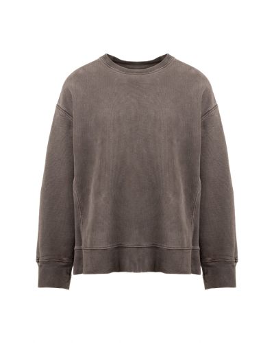 Yeezy Season 3 garment-dyed crewneck grey sweatshirt