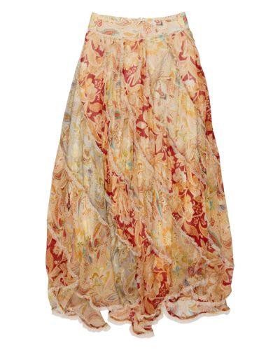 Zimmermann Floral-appliqué lace maxi dress