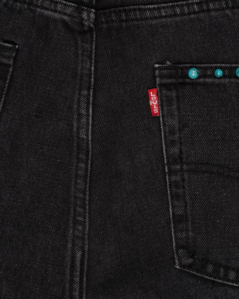 Denim Tears Wreath "Rhinestone 9pc" Levi's 501 denim pants thumbnail