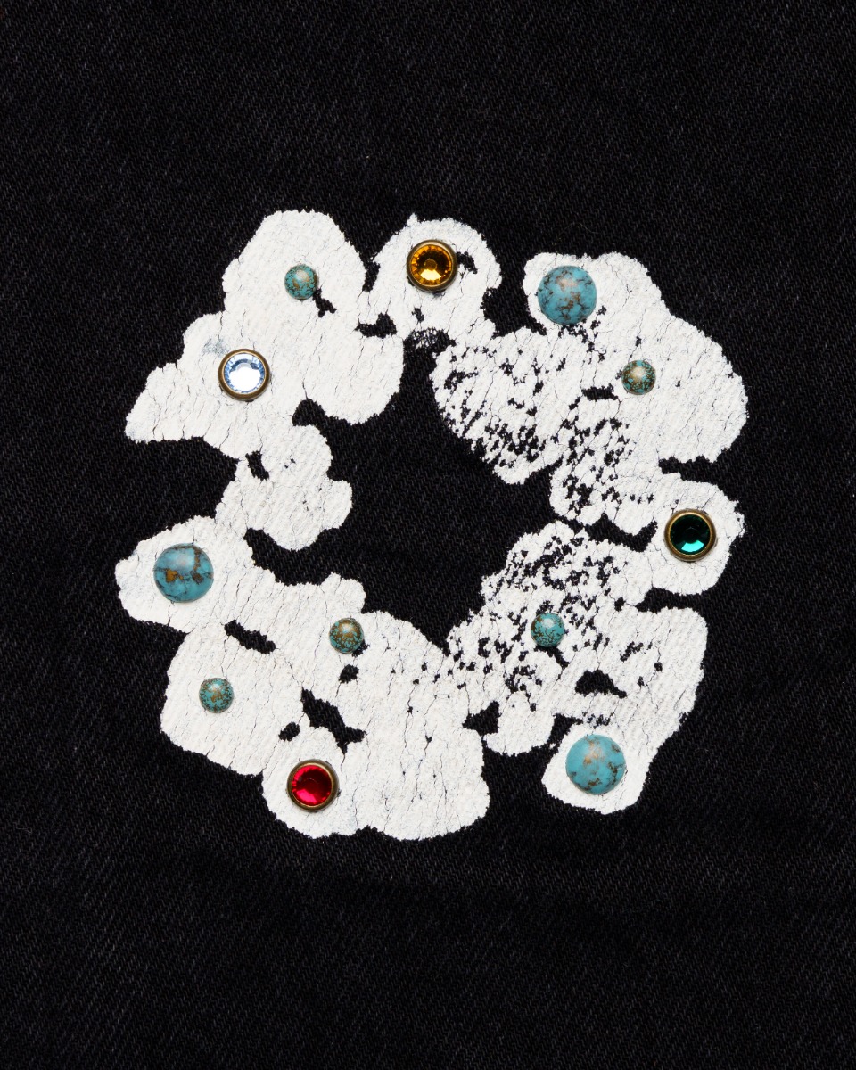 Denim Tears Wreath "Rhinestone 9pc" Levi's 501 denim pants thumbnail