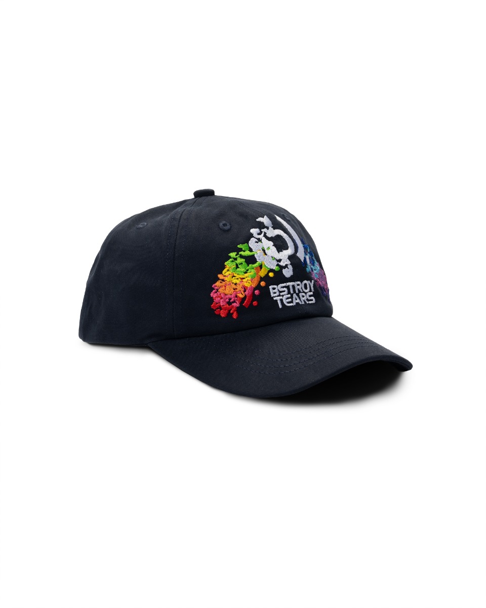 Denim Tears x Bstroy Rainbow Wreath navy hat thumbnail