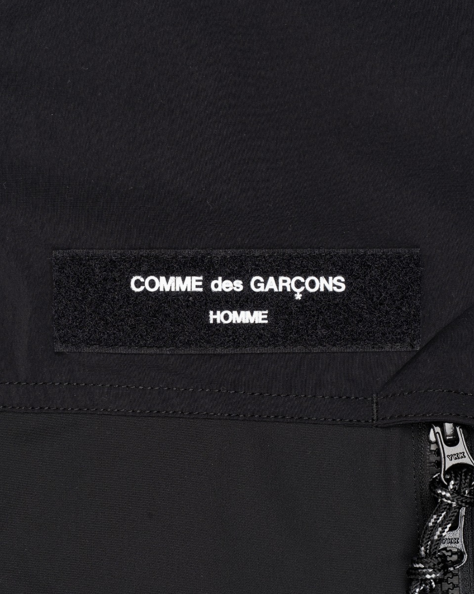 COMME des GARÇONS Homme Oxford paneled zip track jacket thumbnail