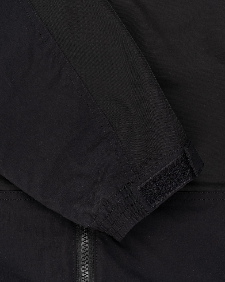 COMME des GARÇONS Homme Oxford paneled zip track jacket thumbnail