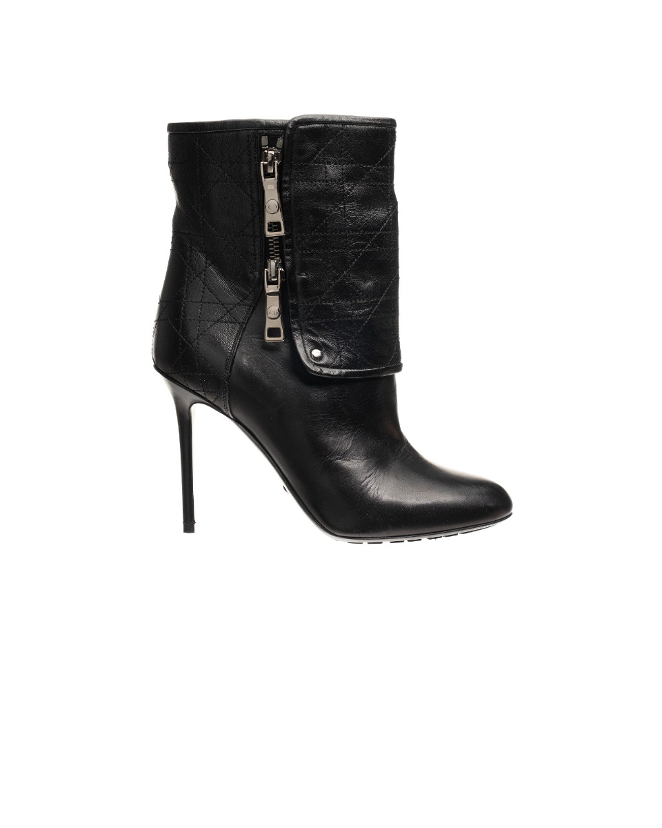 Dior Guetre Cannage ankle heel boots thumbnail