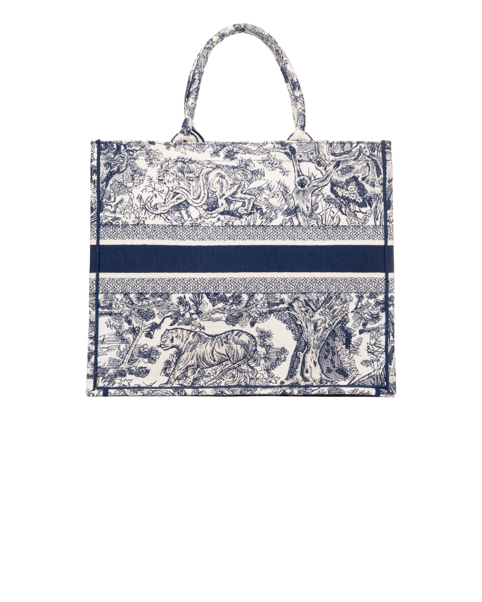 Dior Toile De Jouy canvas large tote bag thumbnail